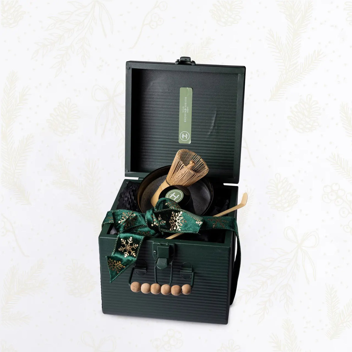 Wonderful Green Christmas Suitcase