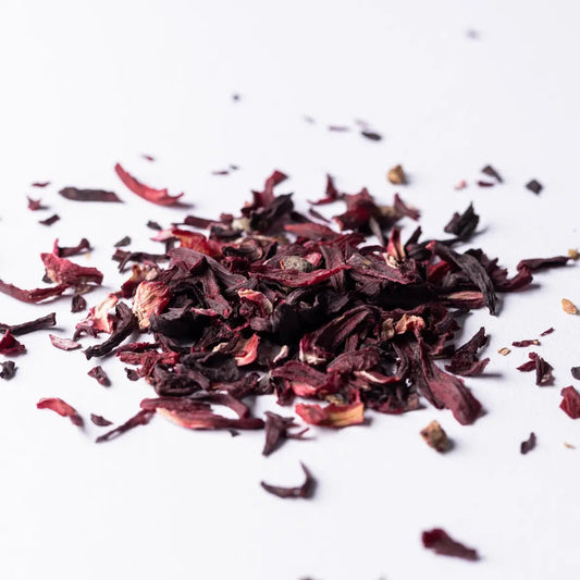 Hibiscusblüten geschnitten