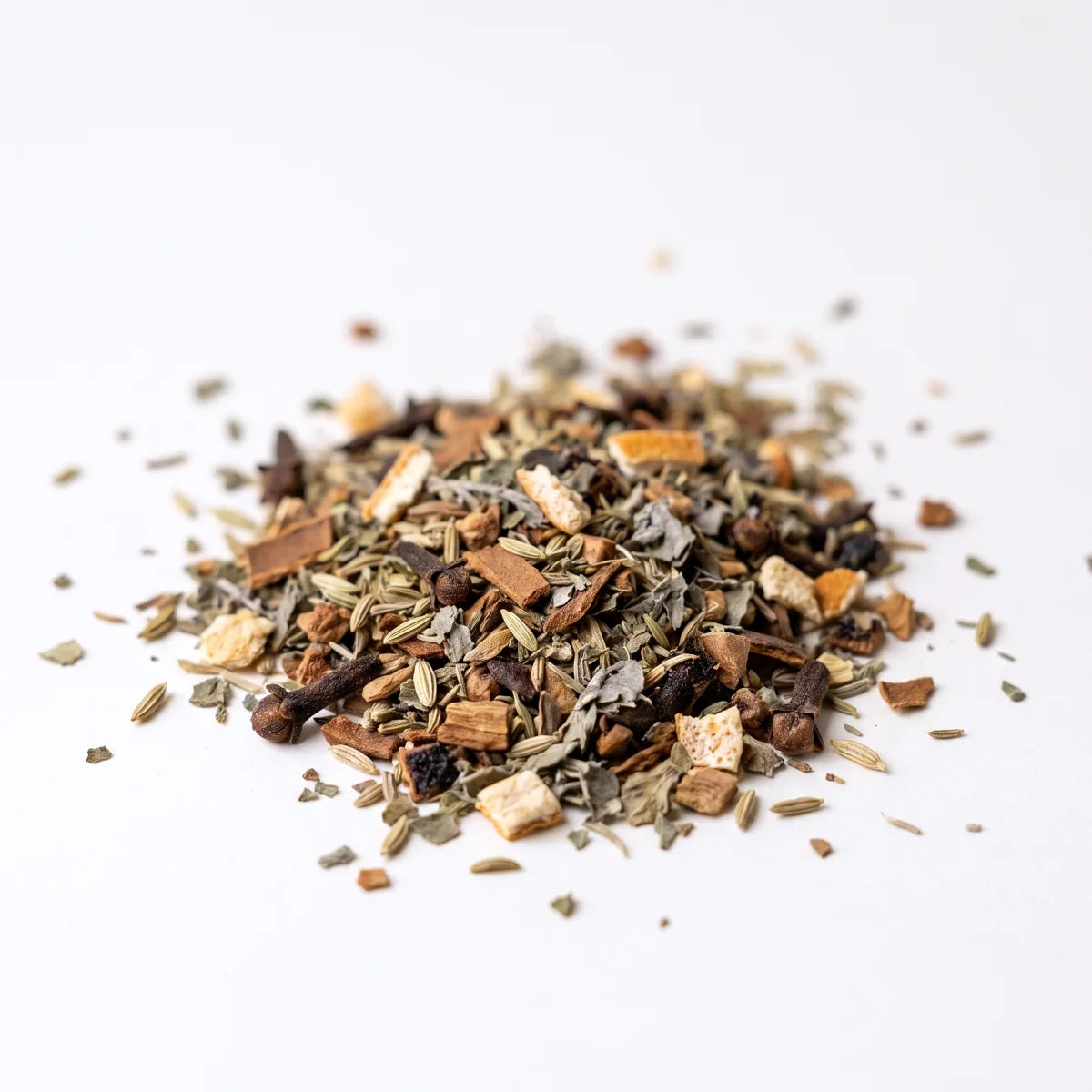 Energie & Zeit Ayurveda Kräutertee lose mit Fenchel, Nelken und Zimt – Heissenberger Tee & Kaffee