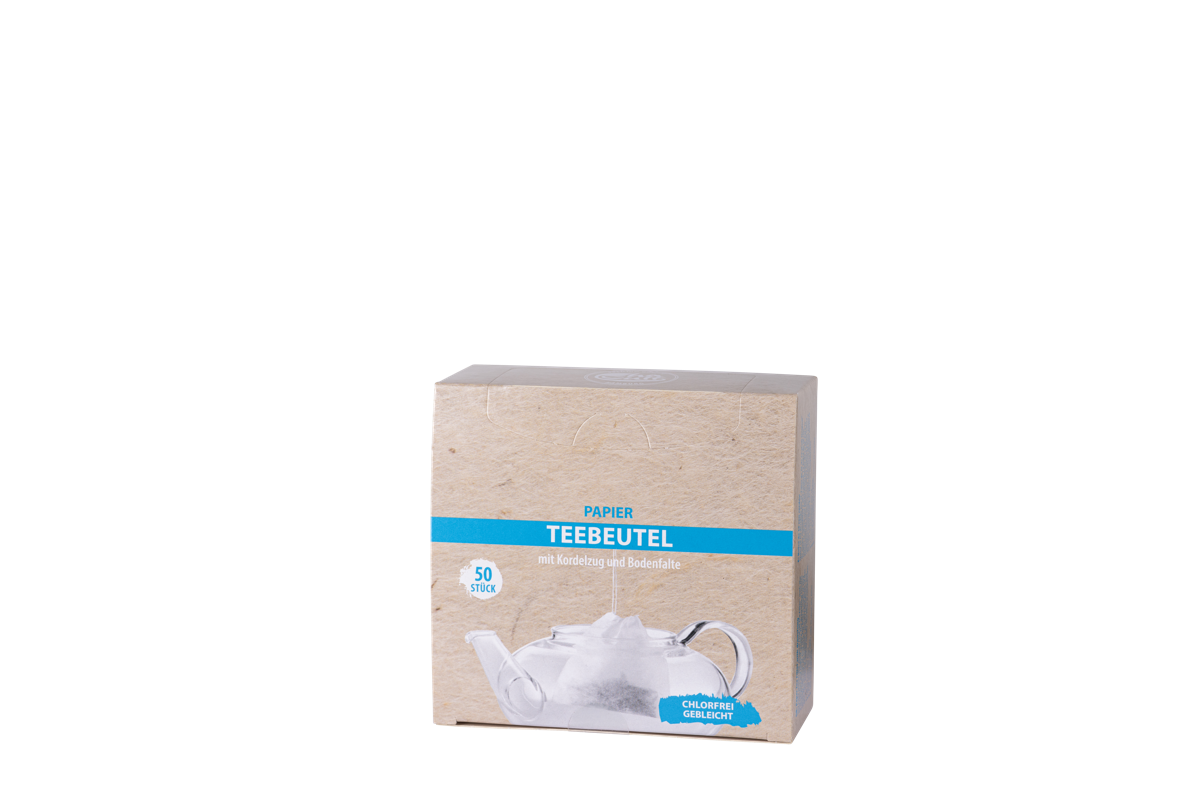 Drawstring tea bags for self-filling