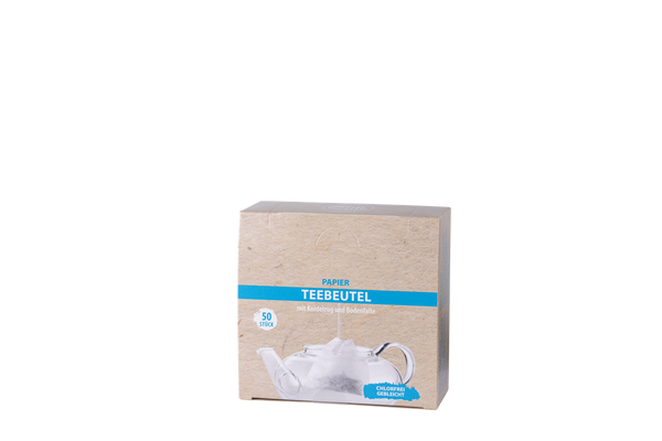 Drawstring tea bags for self-filling